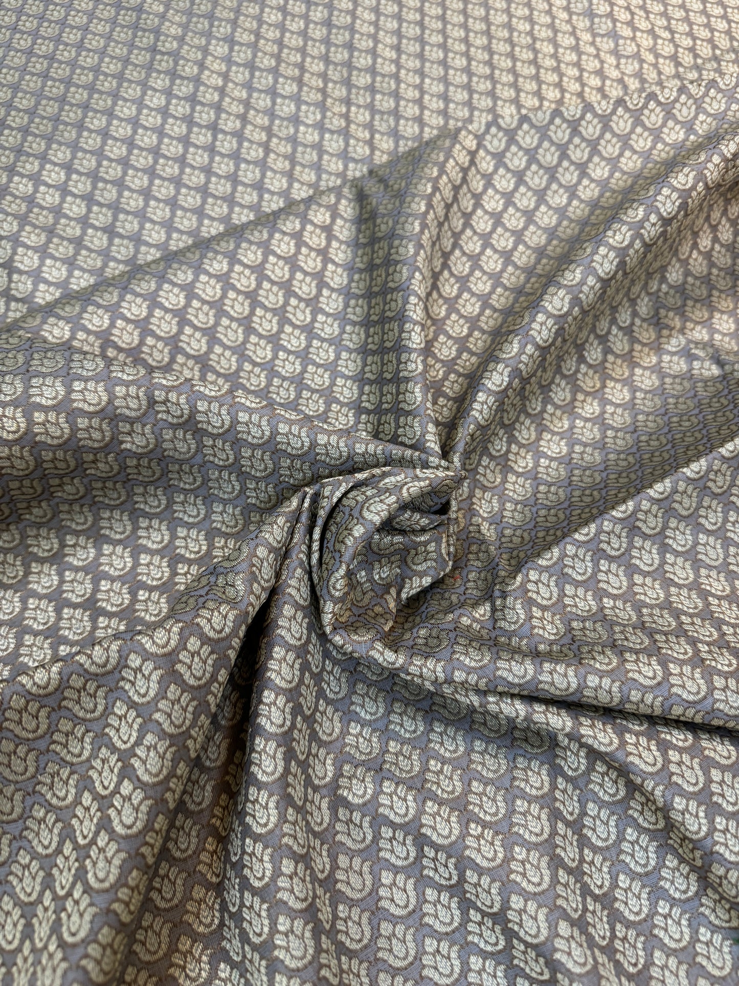 Grey 3-Piece Handloom Pure Cotton Banarasi Suit Set: Effortless Elegance by Shades Of Benares - banarasi - banarasi saree shop - banarasi saree manufacturers - banarasi saree wholesale - banaraasi sarees