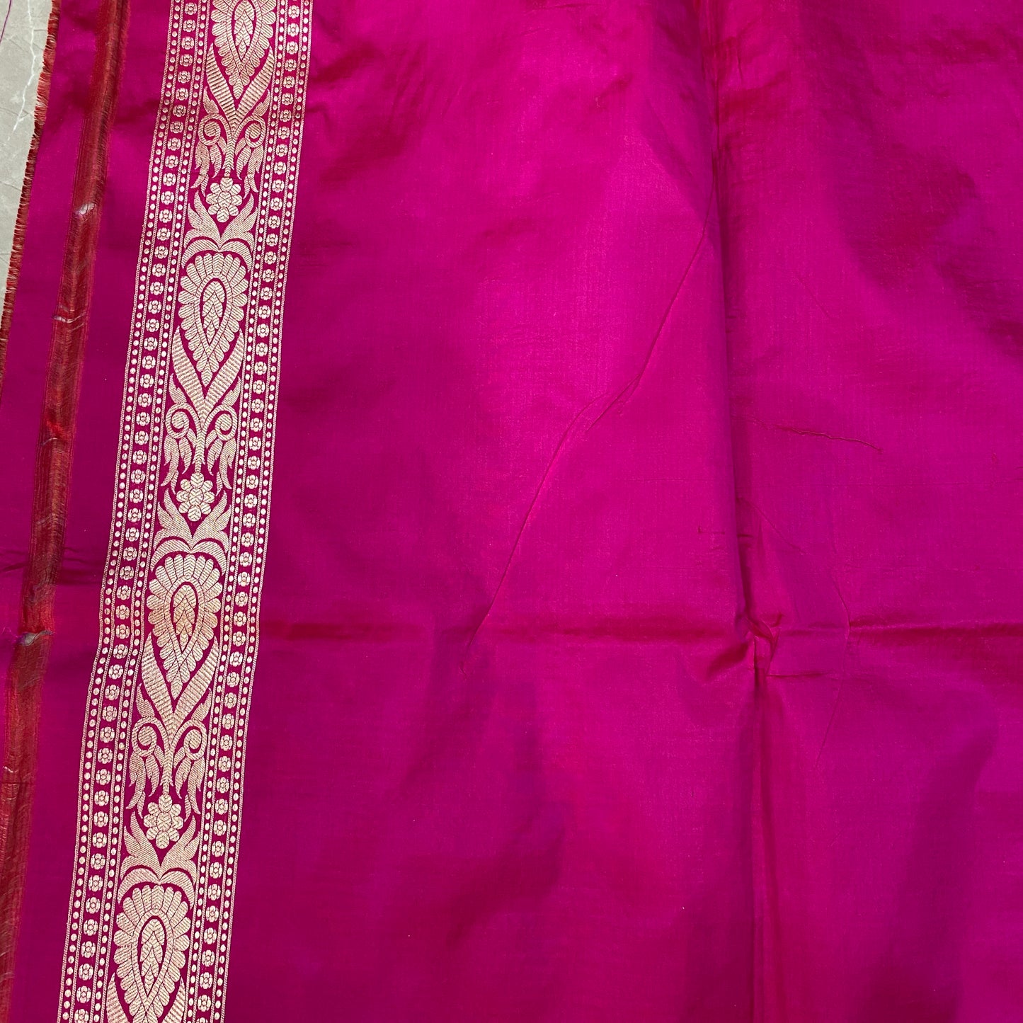 Gulabi Royale — Pink Pure Silk Banarasi Saree with All Over Patola Weave by Shades Of Banaras - banarasi - banarasi saree shop - banarasi saree manufacturers - banarasi saree wholesale - banaraasi sarees