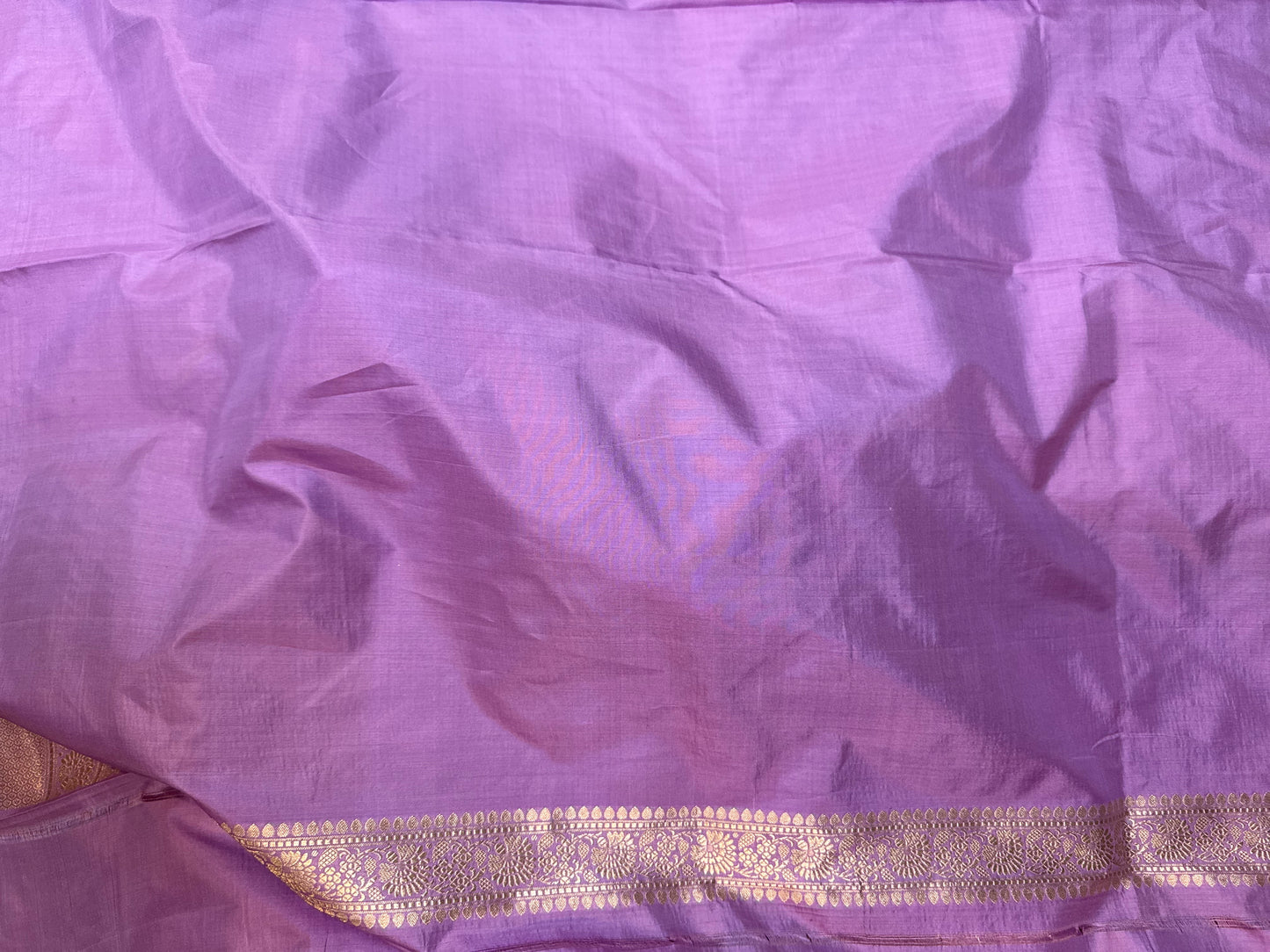 Lavender Pure Katan Silk Banarasi Saree with All-Over Handwoven Jaal Work by Shades Of Benares - banarasi - banarasi saree shop - banarasi saree manufacturers - banarasi saree wholesale - banaraasi sarees