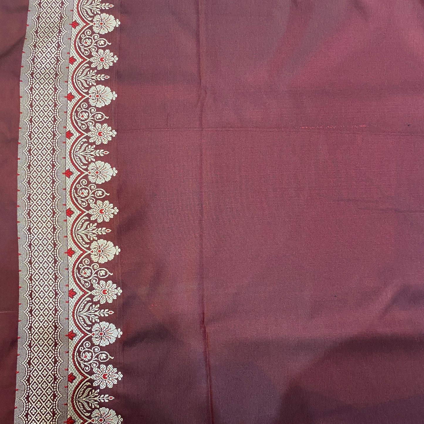 Imperial Maroon Luxe Couture Pure Silk Banarasi Saree