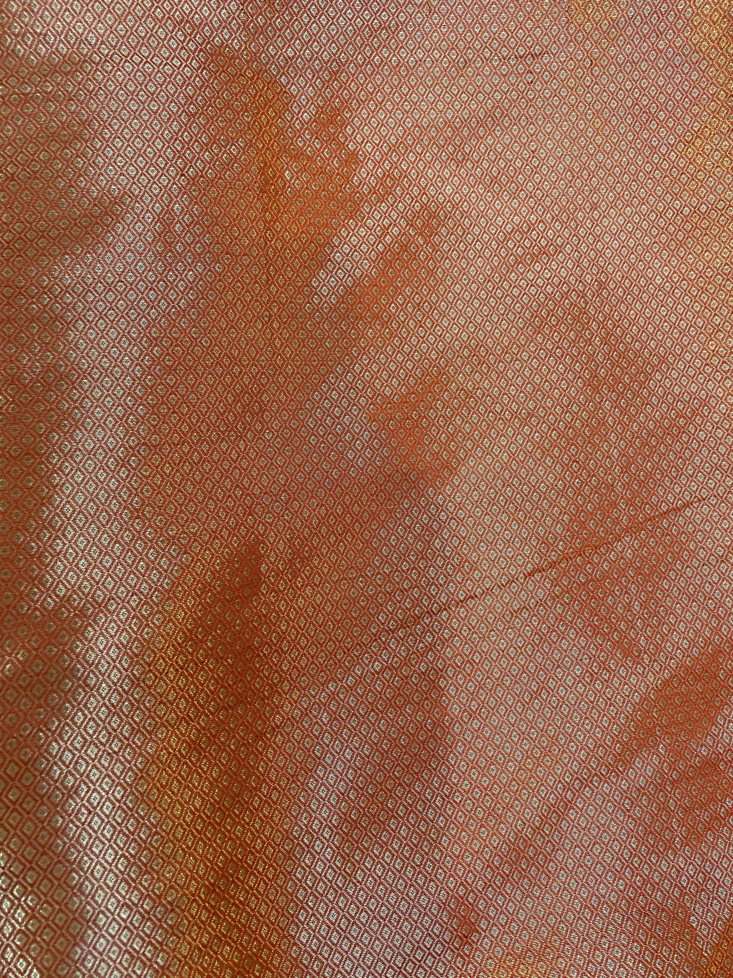 Unmatched Elegance: The Reddish Orange Banarasi Saree by Shades Of Benares - banarasi - banarasi saree shop - banarasi saree manufacturers - banarasi saree wholesale - banaraasi sarees