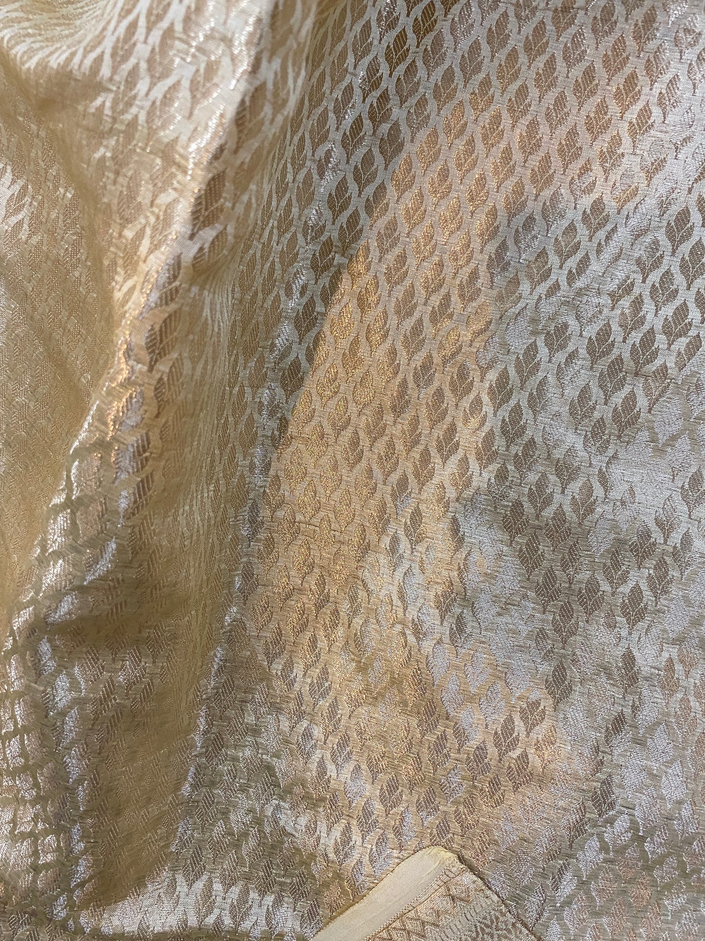 Subtle Elegance: The Beige Banarasi Saree by Shades Of Benares - banarasi - banarasi saree shop - banarasi saree manufacturers - banarasi saree wholesale - banaraasi sarees