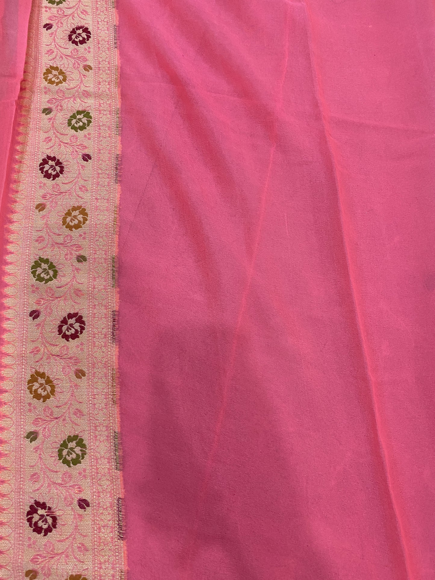 La Rosa Regale - Pure Khaddi Georgette Banarasi Saree by Shades Of Banaras - banarasi - banarasi saree shop - banarasi saree manufacturers - banarasi saree wholesale - banaraasi sarees - banarasi sari - banarasi saris - silk saree - silk sari - wedding saree - wedding sari - designer sari - wedding collection - gifting