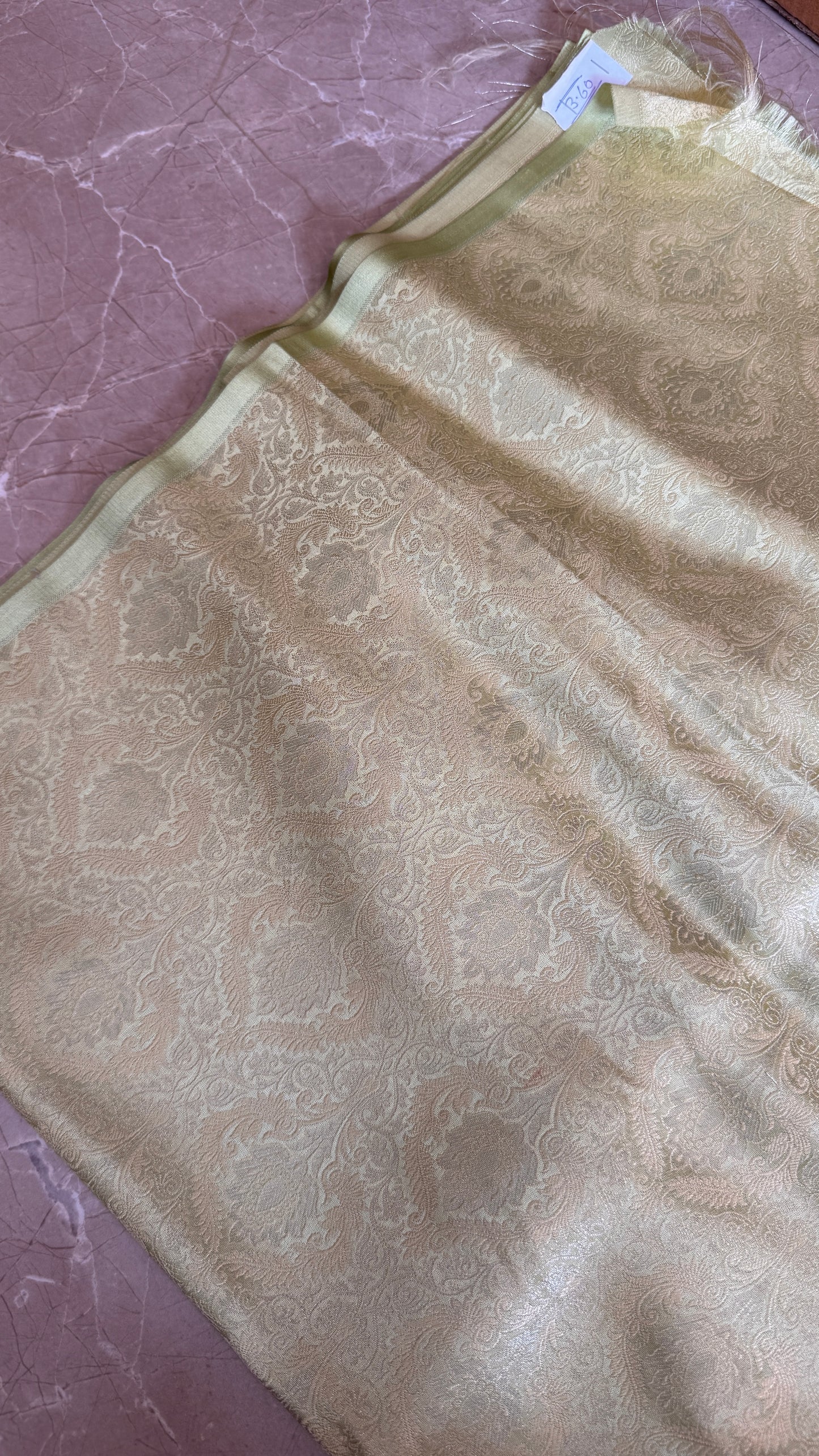 Celadon Couture: Pure Silk Tanchui Brocade (By Meter) by Shades Of Banaras - banarasi - banarasi saree shop - banarasi saree manufacturers - banarasi saree wholesale - banaraasi sarees - banarasi sari - banarasi saris