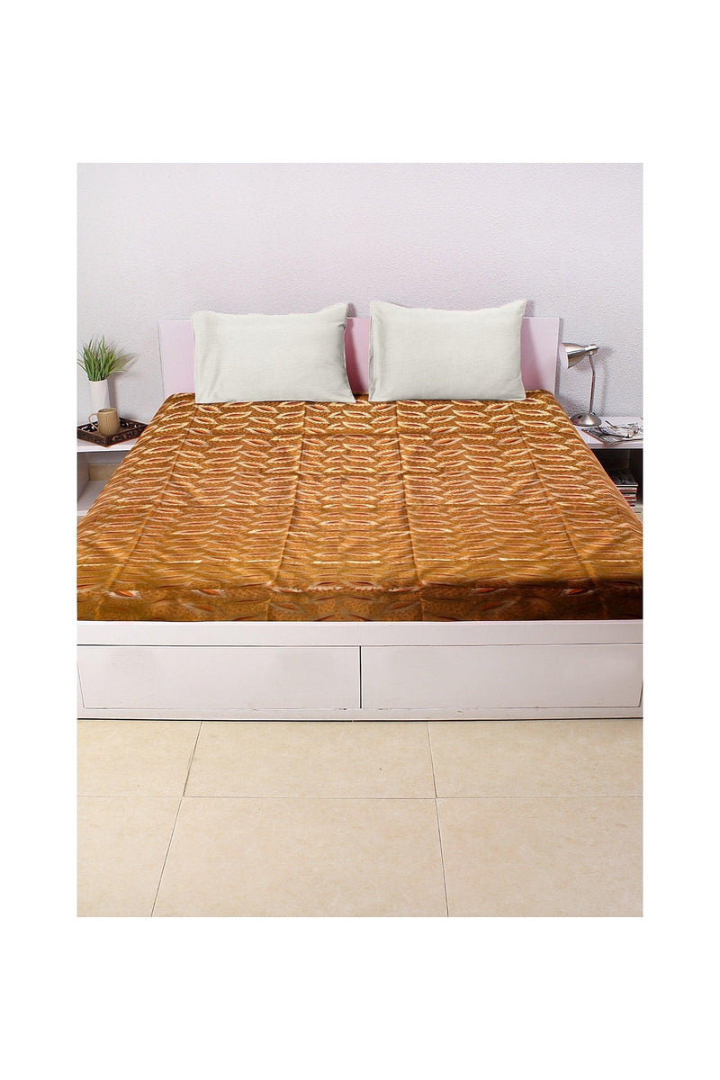 Pure Banarasi Katan silk bed spreads_CT5 - Shades Of Benares