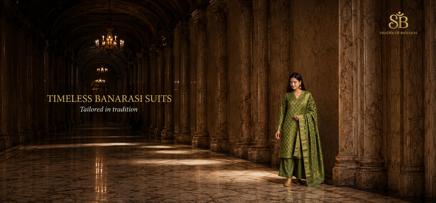 Timeless Banarasi Suits: Elegance Redefined - Shades Of Benares