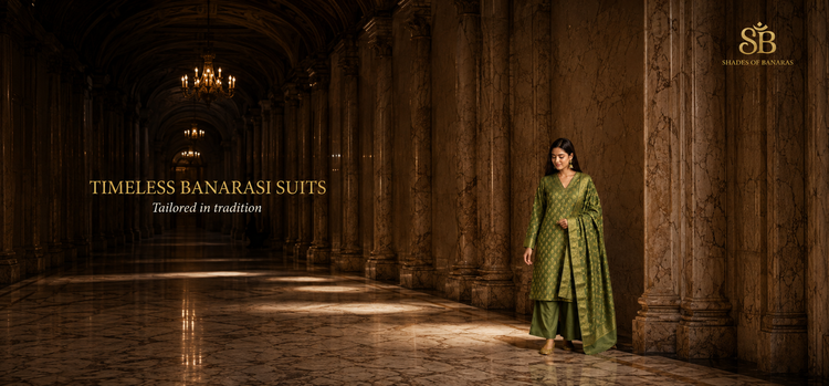 Timeless Banarasi Suits: Elegance Redefined - Shades Of Benares