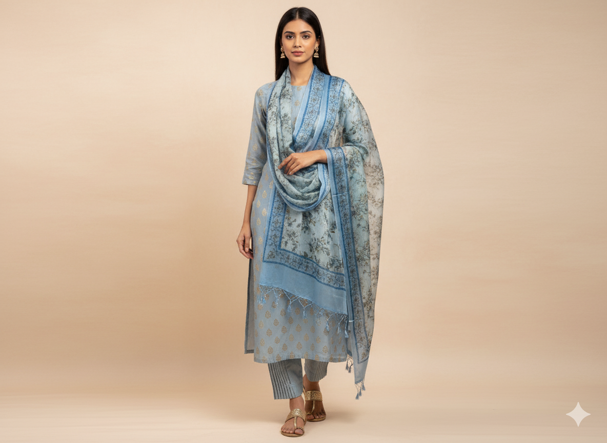 Elegant Pure Cotton Suits: Embrace Comfort and Style - Shades Of Benares