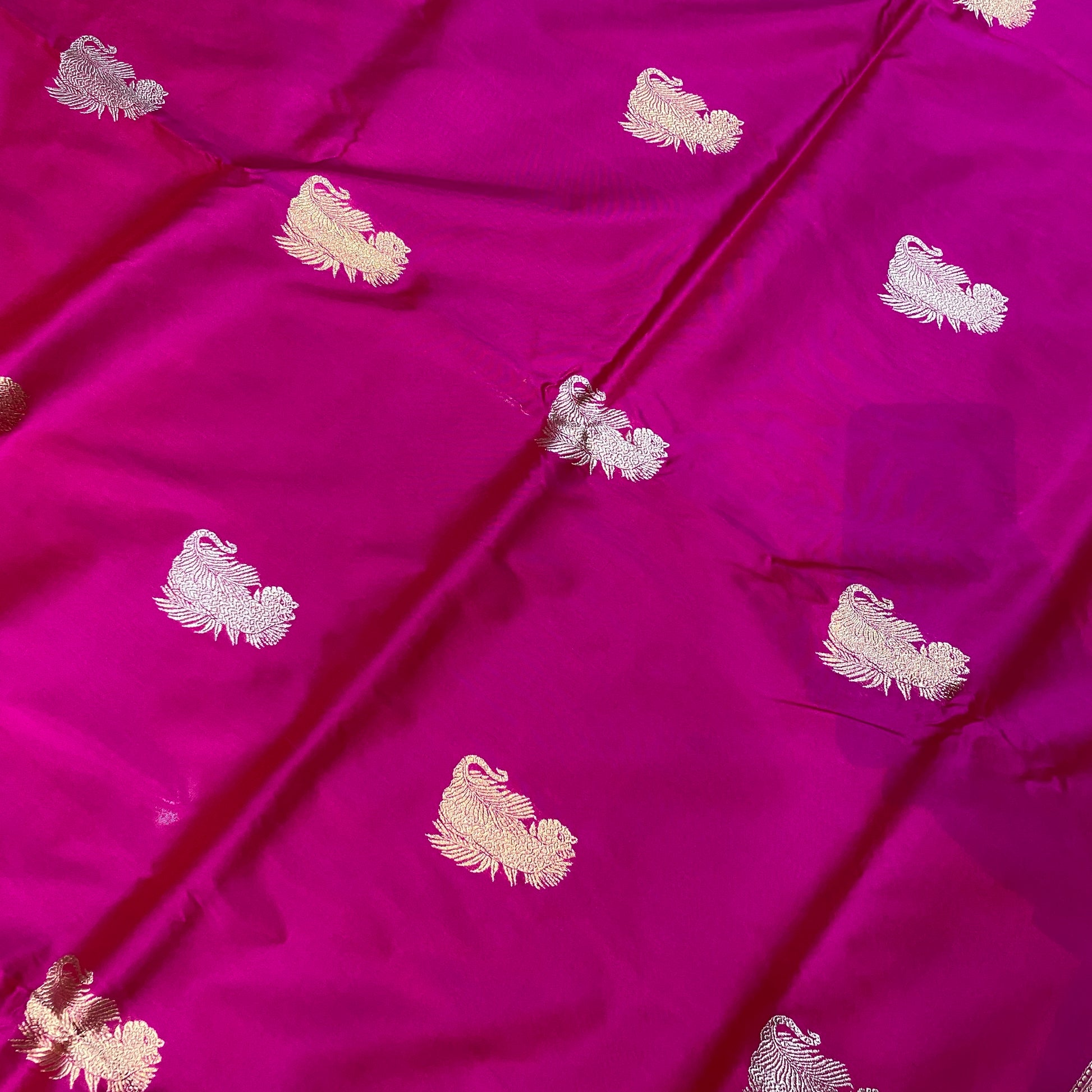 Rani Royale — Pure Silk Banarasi Saree with All Over Kadhua Butis by Shades Of Banaras - banarasi - banarasi saree shop - banarasi saree manufacturers - banarasi saree wholesale - banaraasi sarees