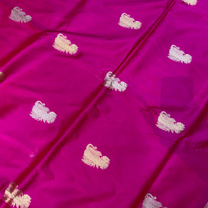 Rani Royale — Pure Silk Banarasi Saree with All Over Kadhua Butis by Shades Of Banaras - banarasi - banarasi saree shop - banarasi saree manufacturers - banarasi saree wholesale - banaraasi sarees