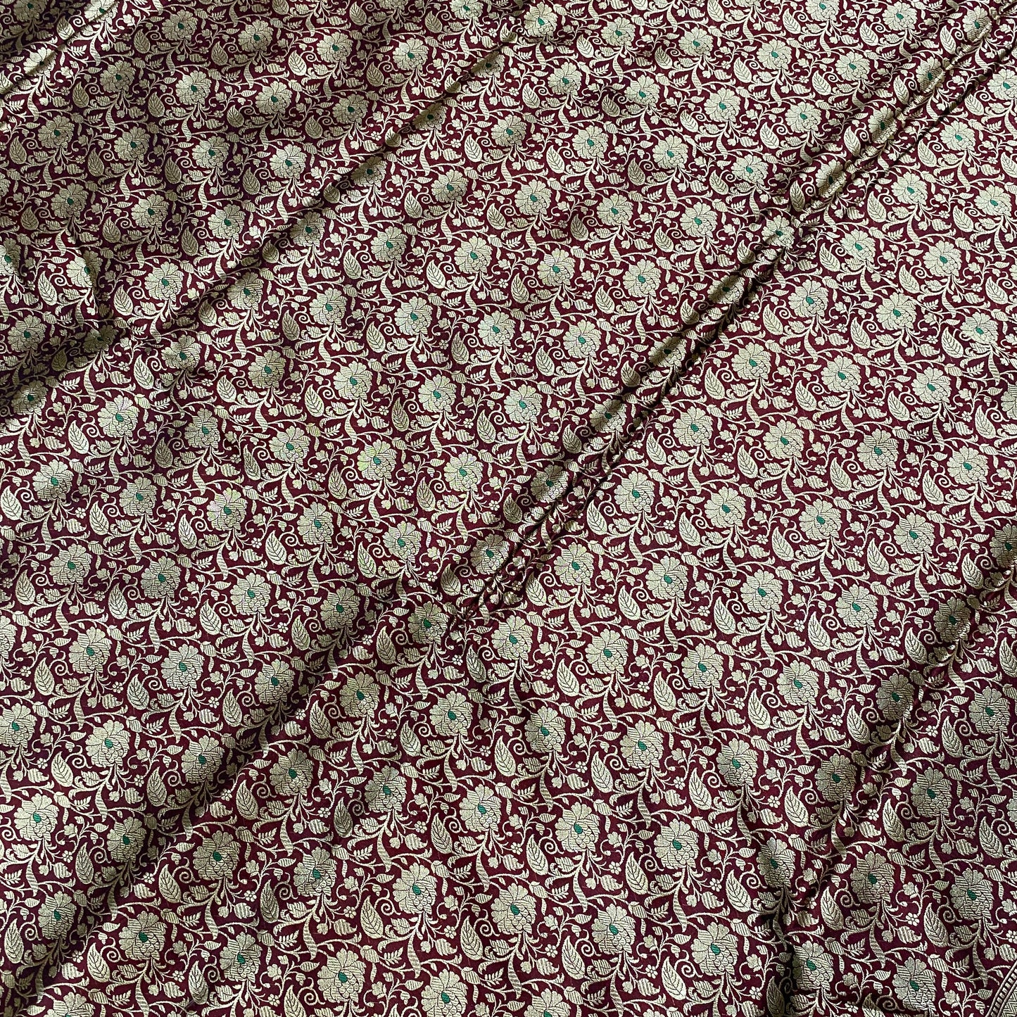 Royal Heritage — Maroon Pure Silk Banarasi Saree with All Over Patola Weave by Shades Of Banaras - banarasi - banarasi saree shop - banarasi saree manufacturers - banarasi saree wholesale - banaraasi sarees