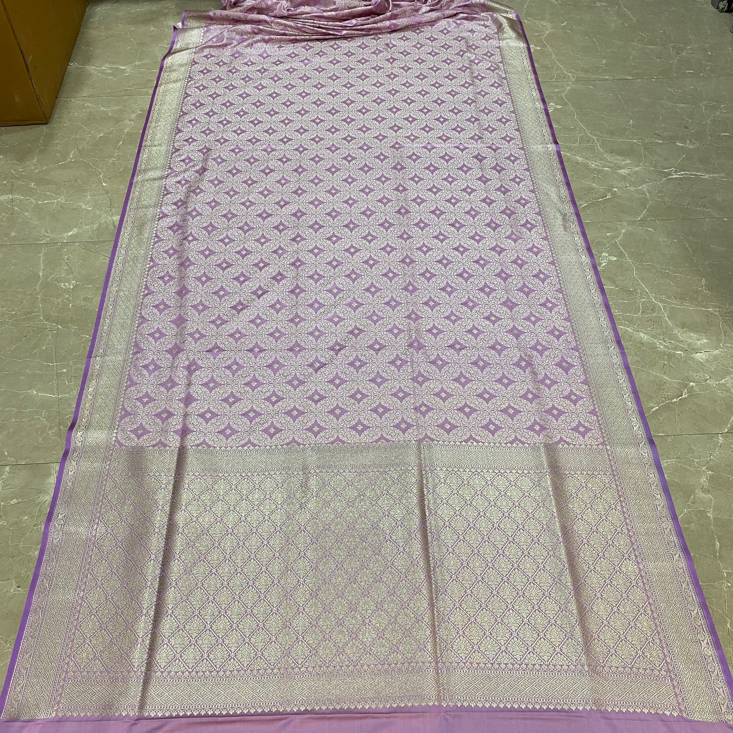 Amethyst Veil Couture — Luxe Silk Banarasi Saree by Shades Of Banaras - banarasi - banarasi saree shop - banarasi saree manufacturers - banarasi saree wholesale - banaraasi sarees