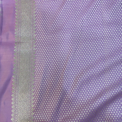 Amethyst Veil Couture — Luxe Silk Banarasi Saree by Shades Of Banaras - banarasi - banarasi saree shop - banarasi saree manufacturers - banarasi saree wholesale - banaraasi sarees