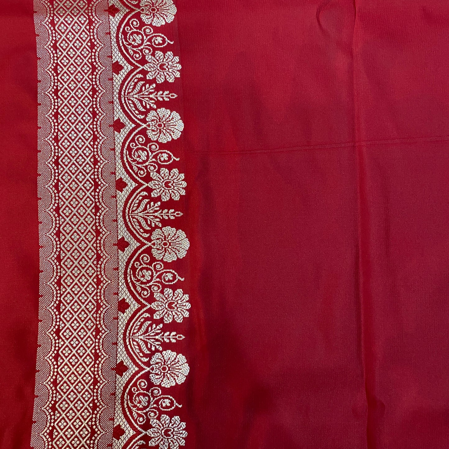 Crimson Royale Luxe Couture Pure Silk Banarasi Saree
