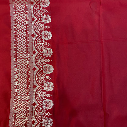 Crimson Royale Luxe Couture Pure Silk Banarasi Saree