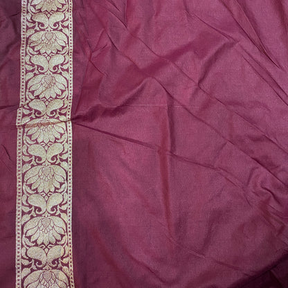 Vintage Wine Silk Stripes: The Luxe Summer Couture Sari by Shades Of Banaras - banarasi - banarasi saree shop - banarasi saree manufacturers - banarasi saree wholesale - banaraasi sarees - banarasi sari - banarasi saris - silk saree - silk sari - wedding saree - wedding sari - designer sari - wedding collection - gifting