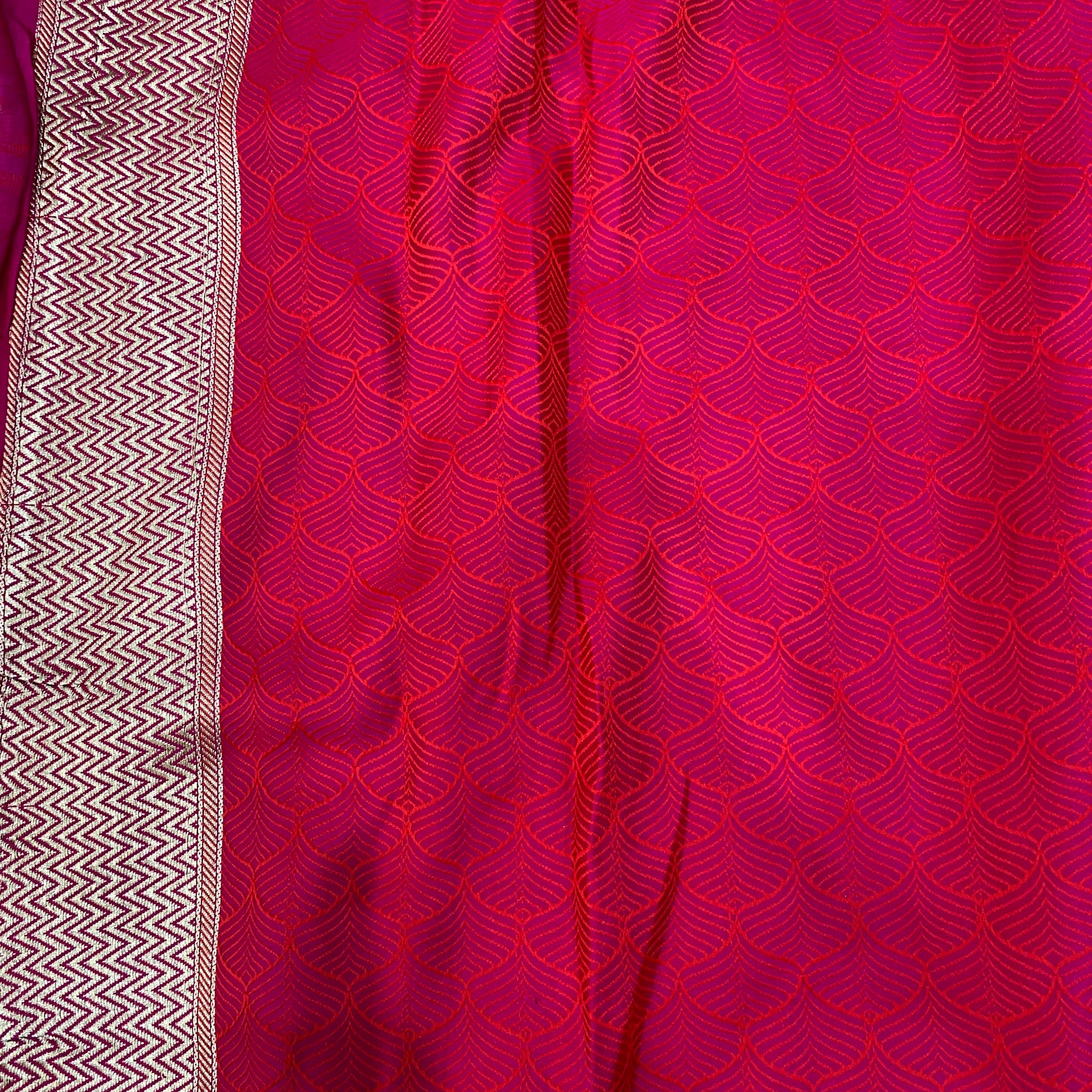 The Rani Luxe Couture: All-Over Tanchoi Pure Satin Silk Banarasi Saree by Shades Of Banaras - banarasi - banarasi saree shop - banarasi saree manufacturers - banarasi saree wholesale - banaraasi sarees - banarasi sari - banarasi saris - silk saree - silk sari - wedding saree - wedding sari - designer sari - wedding collection - gifting