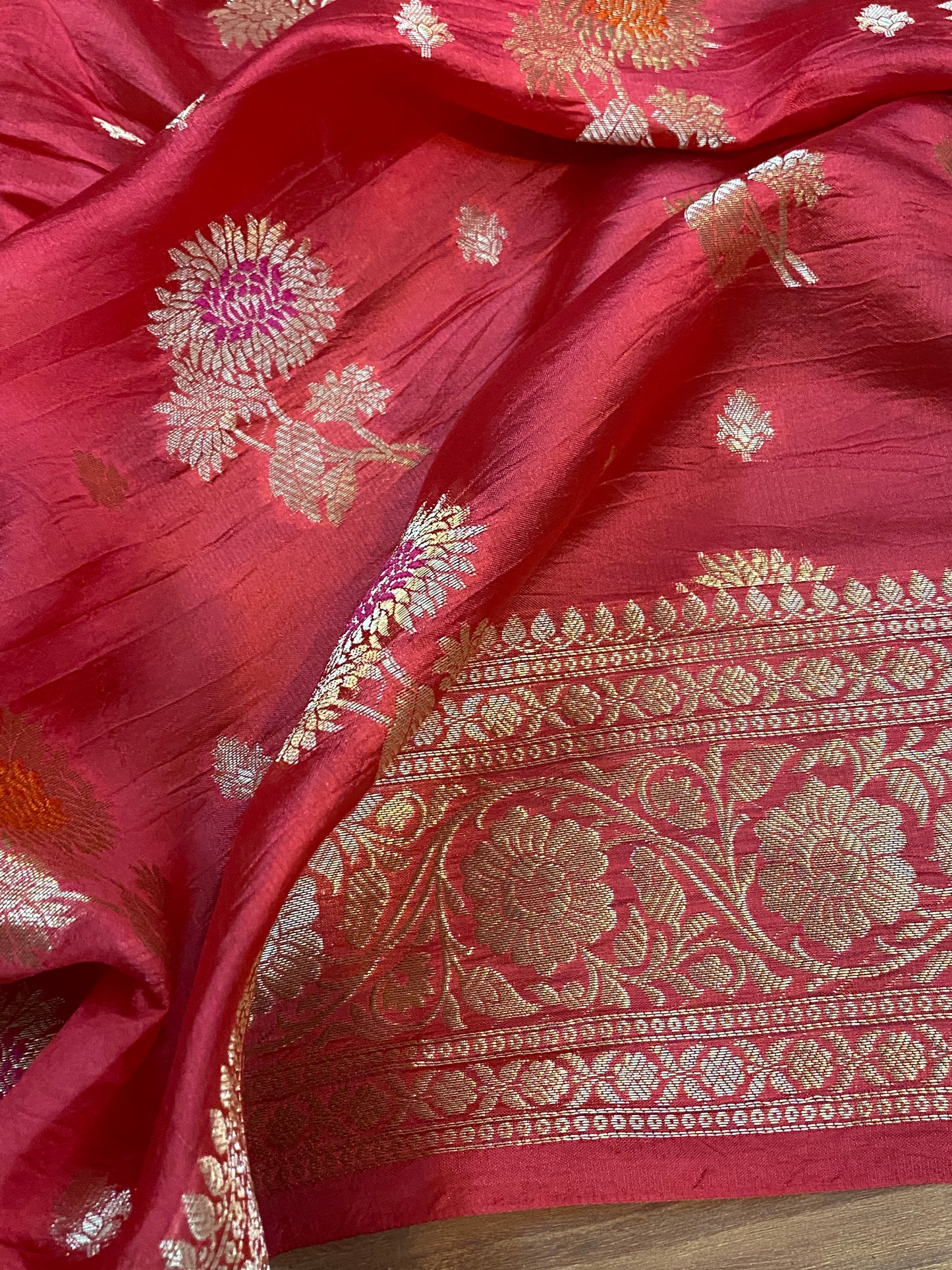 Exquisite Craftsmanship: The Handloom Banarasi Saree by Shades Of Benares - banarasi - banarasi saree shop