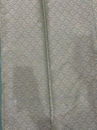 Light Blue Handwoven Georgette Minakari Luxe Banarasi Saree
