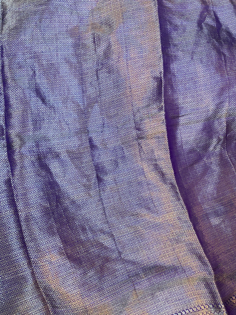 Regal Handloom Banarasi Saree in Purple Pure Silk