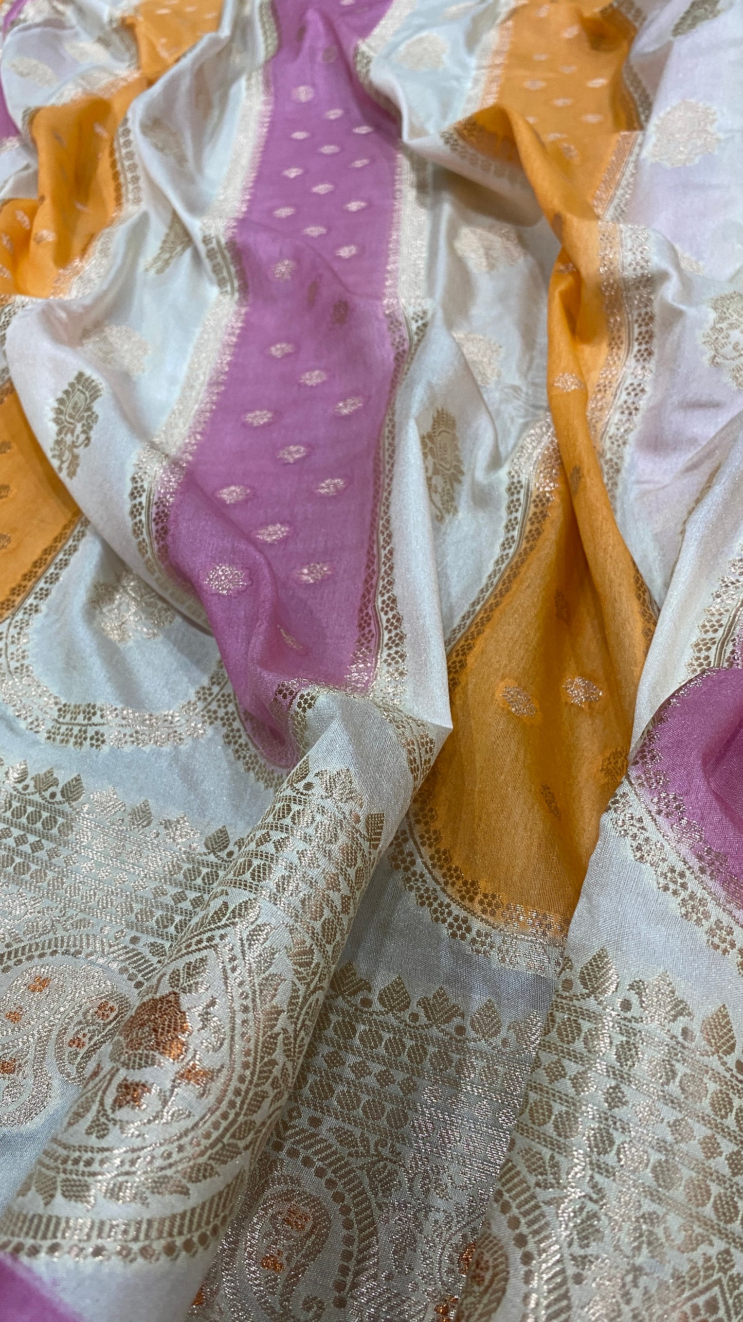 Rangkaat Handwoven Pure Cotton Banarasi Saree