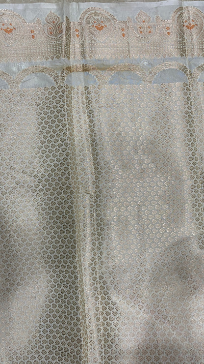 Rangkaat Handwoven Pure Cotton Banarasi Saree