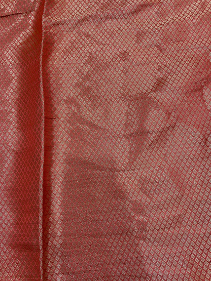 Rosa Tenue Luxe Pure Katan Silk Banarasi Saree In Minakari Jaal