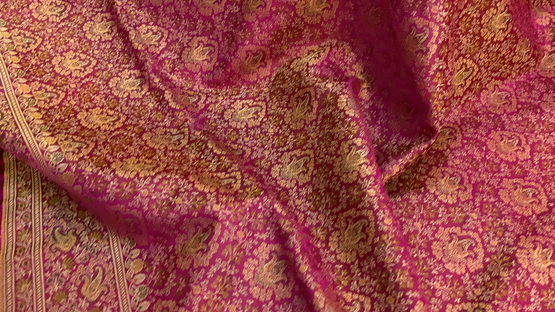 The Rani Pink Pure Silk Banarasi Saree by Shades Of Benares - banarasi - banarasi saree shop