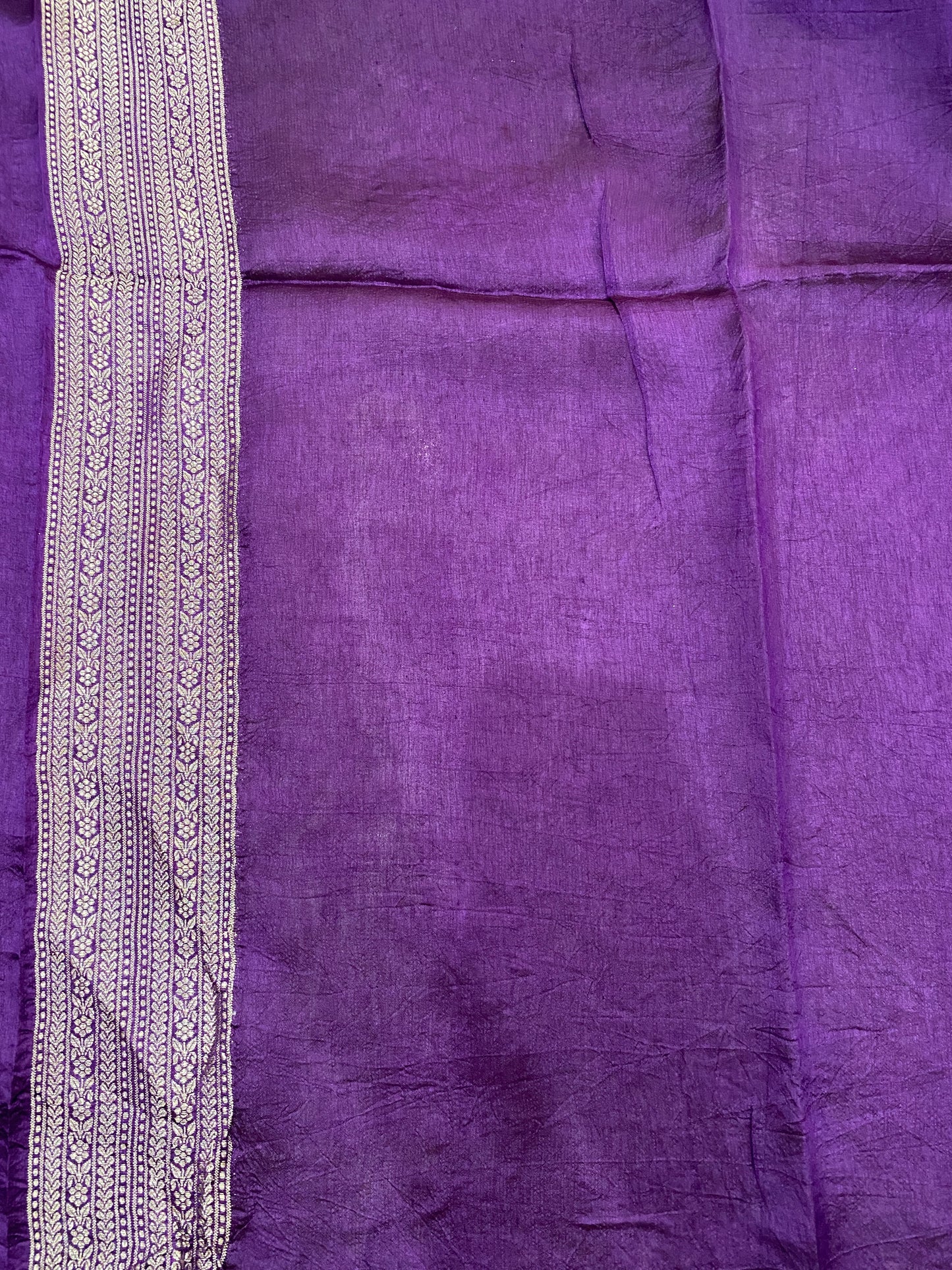 Viola Fiorita Cutwork Butis Couture Pure Cotton Silk Banarasi Saree