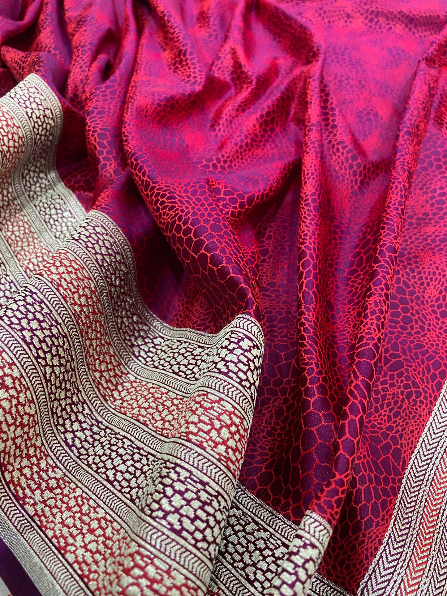 Rosea Grazia Tanchui Couture Pure Silk Banarasi Saree