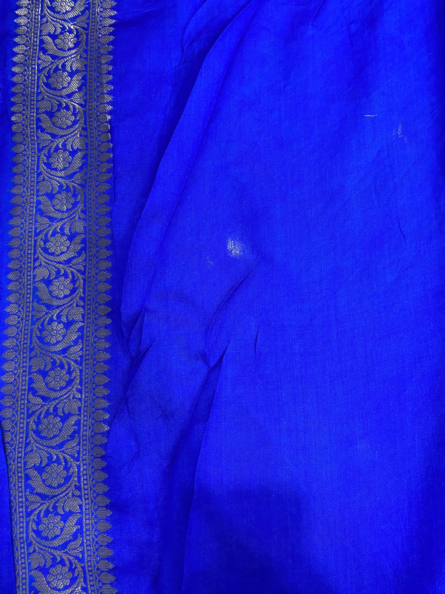 Blu Rampicante Meenakaari Couture Pure Dupion Silk Banarasi Saree