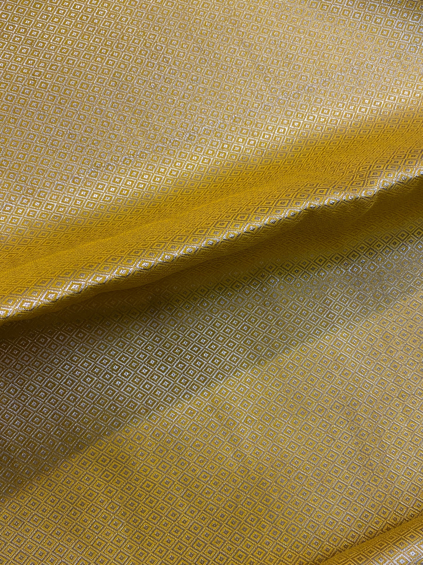 Yellow Pure Soft Silk Designer Banarasi Saree with Tilfi Butis by Shades Of Benares - banarasi - banarasi saree shop