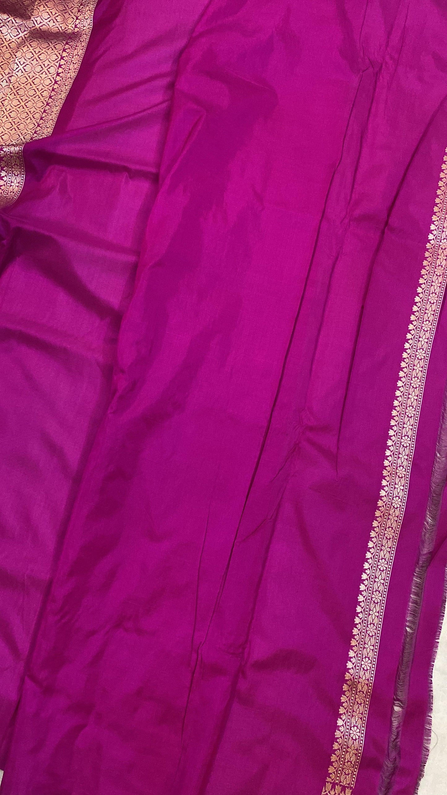 Handwoven Pink Pure Banarasi Silk Sari by Shades Of Benares - banarasi - banarasi saree shop