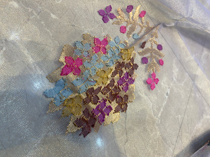 Purple Dream Tissue Silk Banarasi Saree with Kaadhwa Minakari by Shades Of Benares - banarasi - banarasi saree shop - banarasi saree manufacturers - banarasi saree wholesale - banaraasi sarees