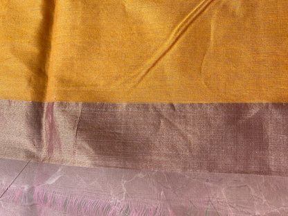 Peach Delight Tissue Silk Banarasi Saree with Minakari Weave by Shades Of Benares - banarasi - banarasi saree shop - banarasi saree manufacturers - banarasi saree wholesale - banaraasi sarees