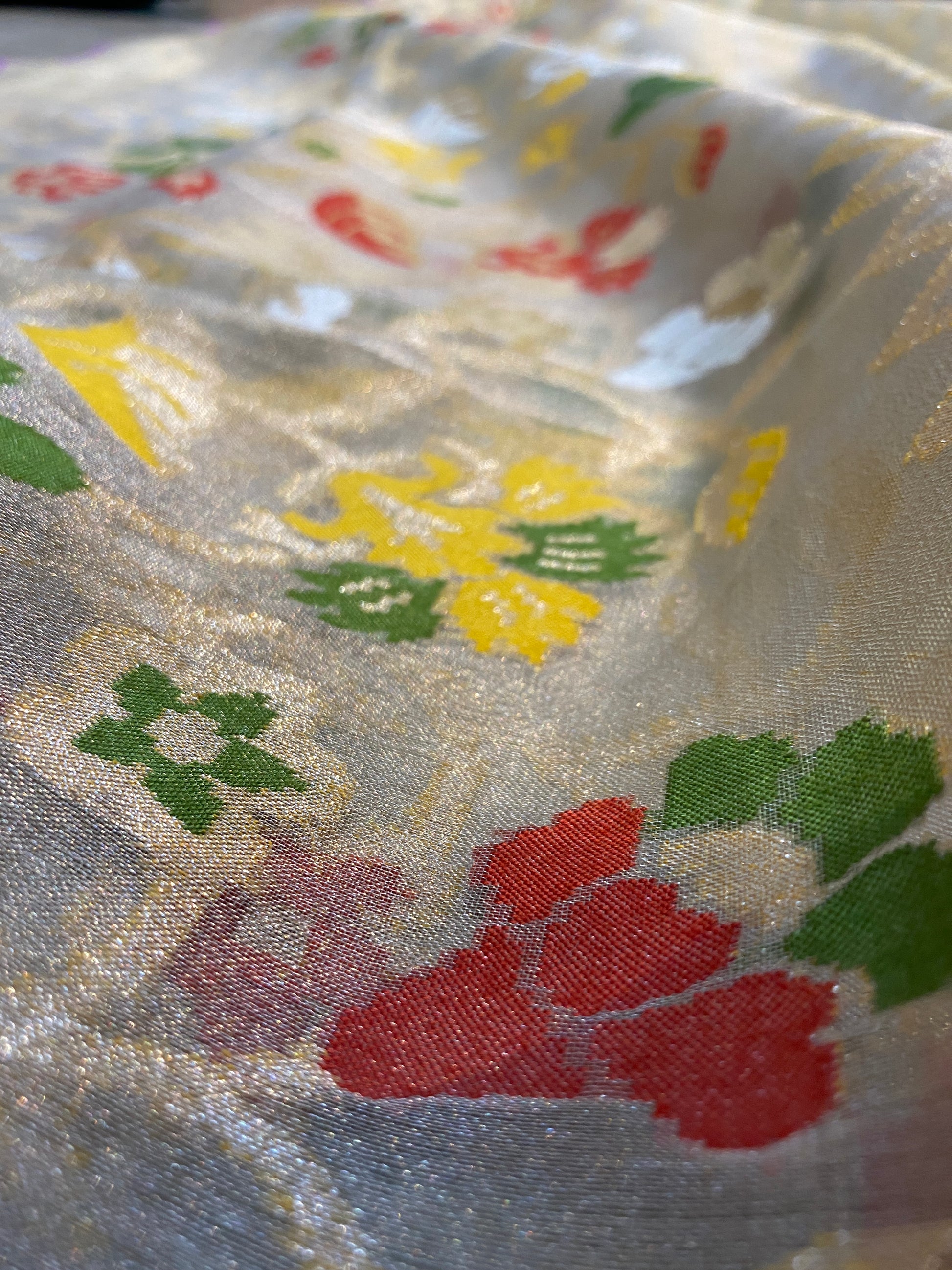 Light Grey Tissue Silk Banarasi Saree with Kadhwa Minakari & Zari Stripes by Shades Of Benares - banarasi - banarasi saree shop - banarasi saree manufacturers - banarasi saree wholesale - banaraasi sarees