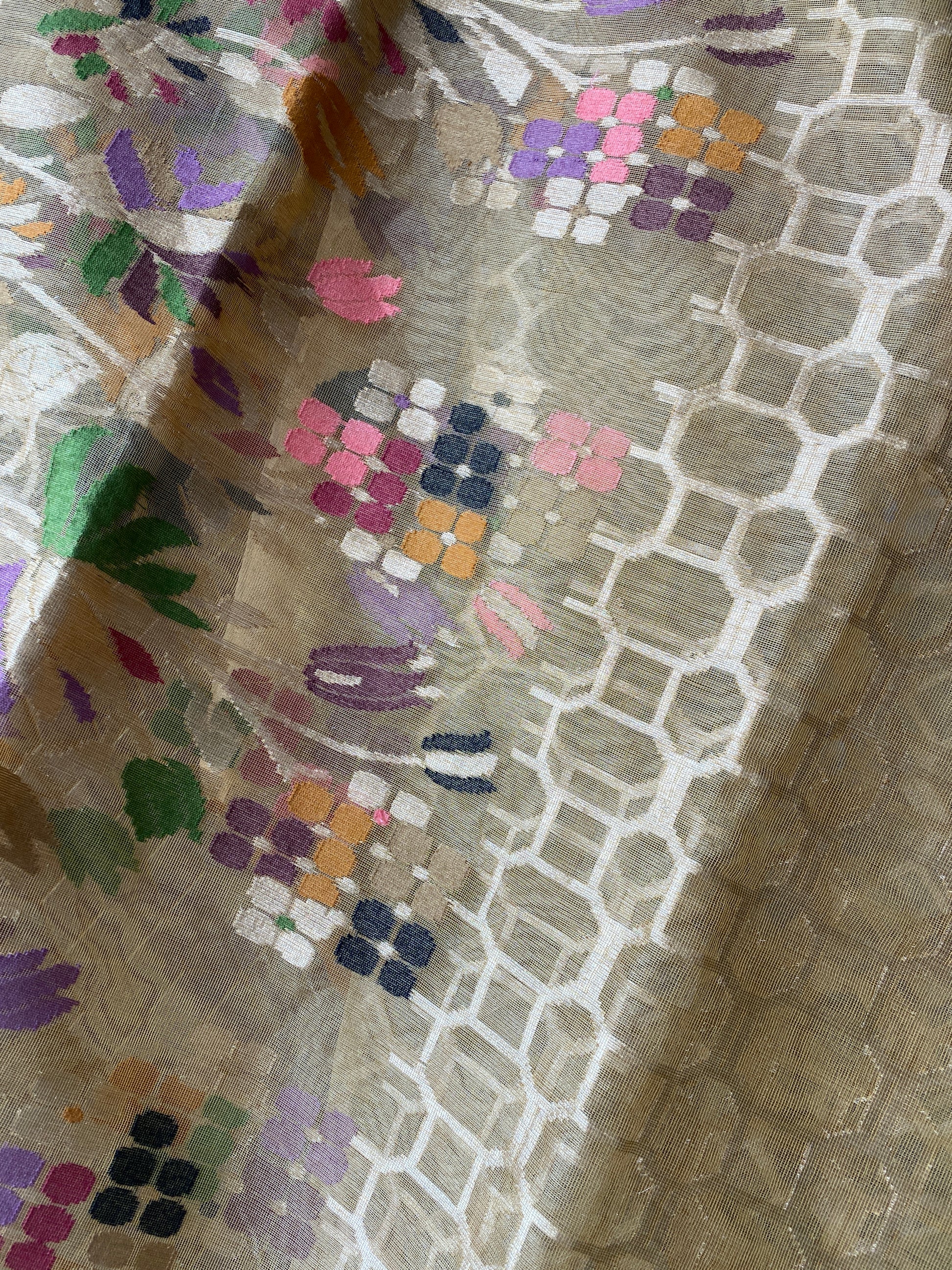 Yellow Tissue Silk Banarasi Saree with Kadhwa Minakari & Zari Weave by Shades Of Benares - banarasi - banarasi saree shop - banarasi saree manufacturers - banarasi saree wholesale - banaraasi sarees