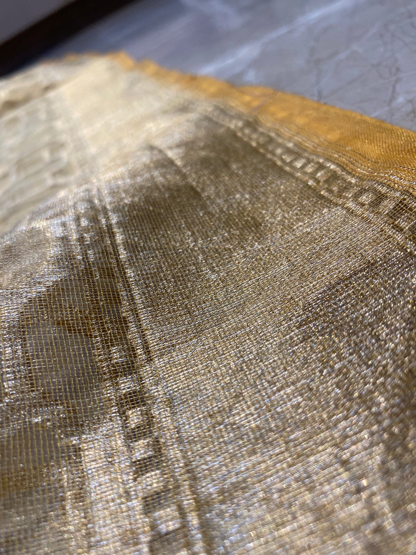 Yellow Tissue Silk Banarasi Saree with Kadhwa Minakari & Zari Weave by Shades Of Benares - banarasi - banarasi saree shop - banarasi saree manufacturers - banarasi saree wholesale - banaraasi sarees