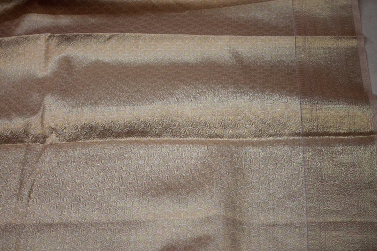 Baby Pink Pure Tissue Silk Sari: A Delicate Dream by Shades Of Benares - banarasi - banarasi saree shop