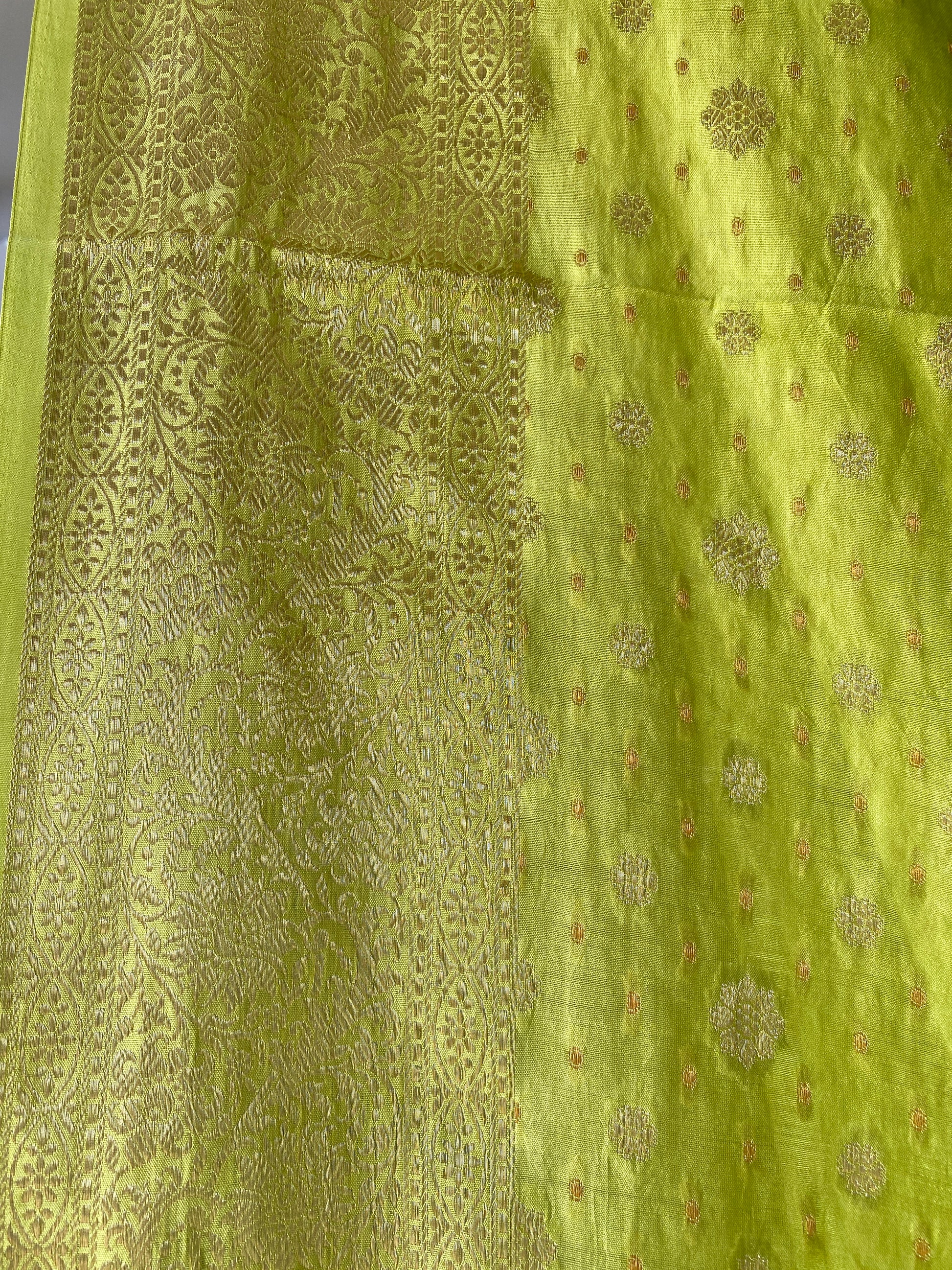 Mint Green Pure Chiniya Moonga Silk Handloom Banarasi Saree by Shades Of Banaras - banarasi - banarasi saree shop - banarasi saree manufacturers - banarasi saree wholesale - banaraasi sarees