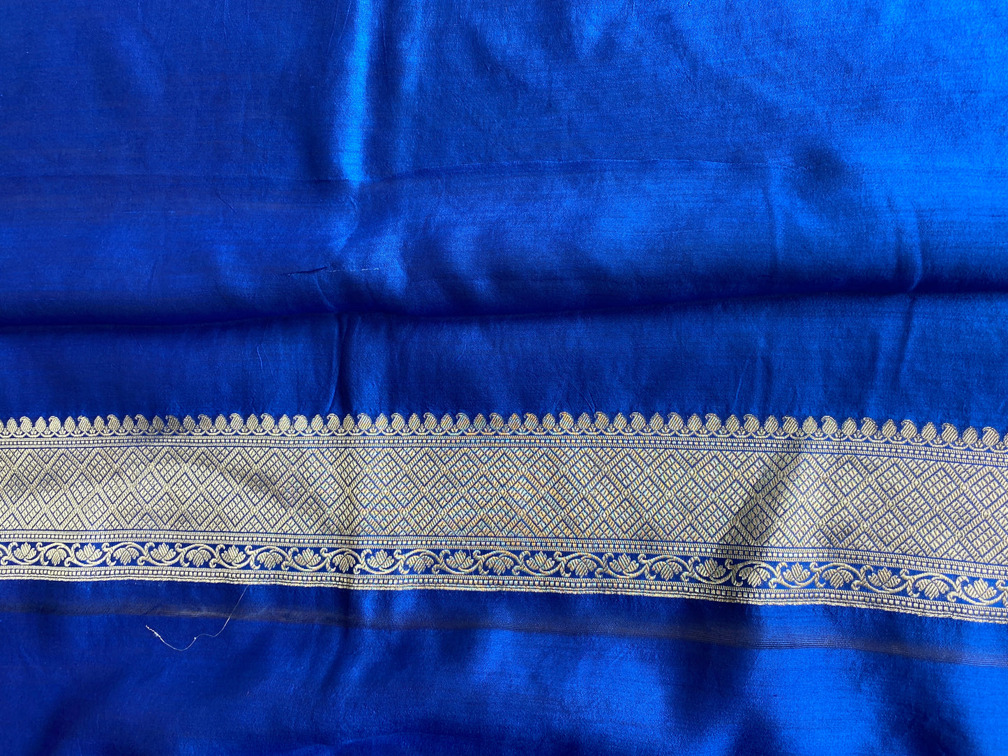 Royal Blue Pure Chiniya Moonga Silk Handloom Banarasi Saree by Shades Of Banaras - banarasi - banarasi saree shop - banarasi saree manufacturers - banarasi saree wholesale - banaraasi sarees