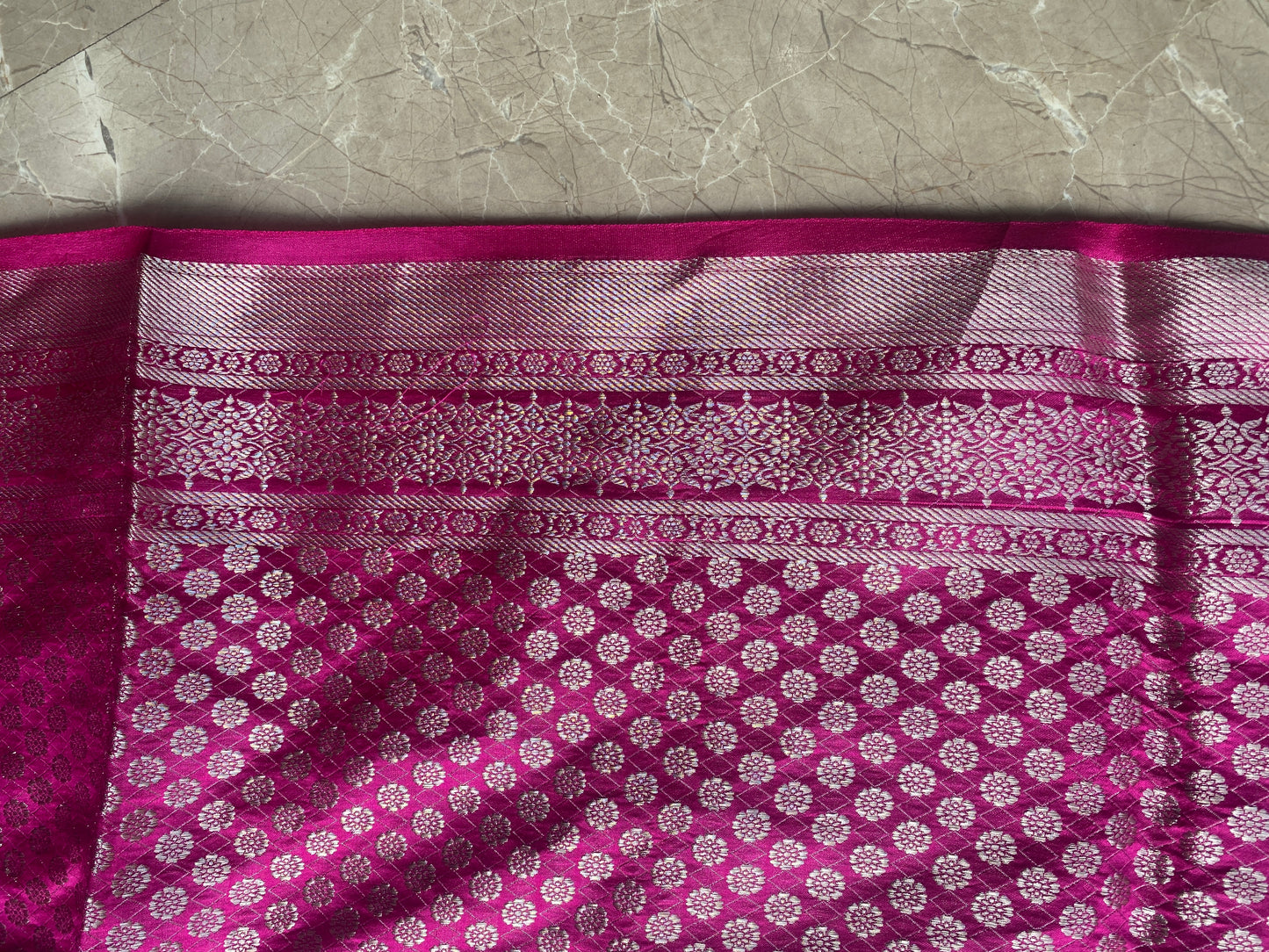 Pink Pure Chiniya Moonga Silk Handloom Banarasi Saree by Shades Of Banaras - banarasi - banarasi saree shop - banarasi saree manufacturers - banarasi saree wholesale - banaraasi sarees