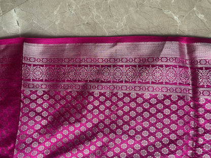 Pink Pure Chiniya Moonga Silk Handloom Banarasi Saree by Shades Of Banaras - banarasi - banarasi saree shop - banarasi saree manufacturers - banarasi saree wholesale - banaraasi sarees