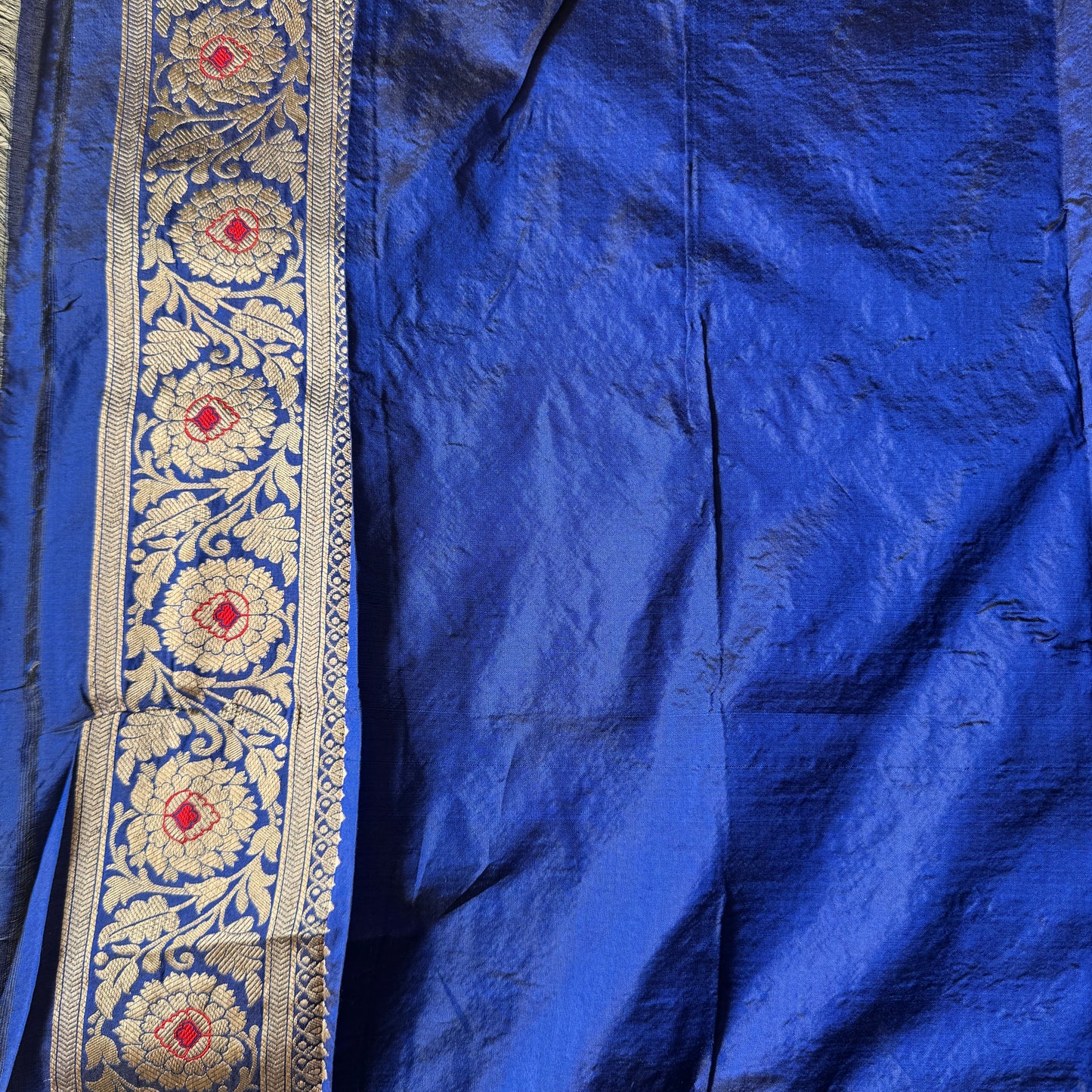 Royal Blue Minakari Jaal Couture Banarasi Saree – Pure Silk Luxe by Shades Of Banaras - banarasi - banarasi saree shop - banarasi saree manufacturers - banarasi saree wholesale - banaraasi sarees - banarasi sari - banarasi saris