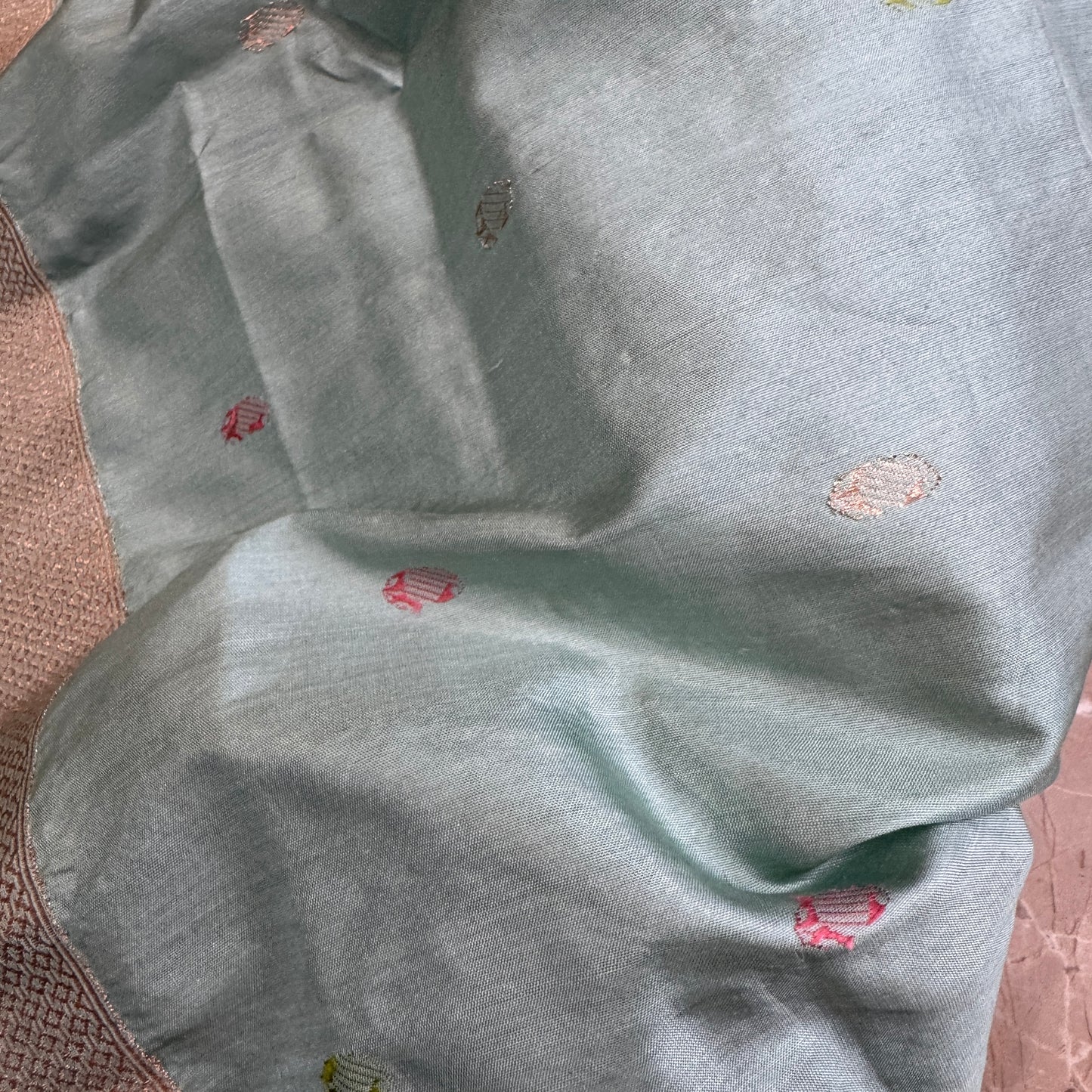 Electric Blue Pure Silk Kadhua Meenakari Couture Banarasi Saree by Shades Of Banaras - banarasi - banarasi saree shop - banarasi saree manufacturers - banarasi saree wholesale - banaraasi sarees - banarasi sari - banarasi saris