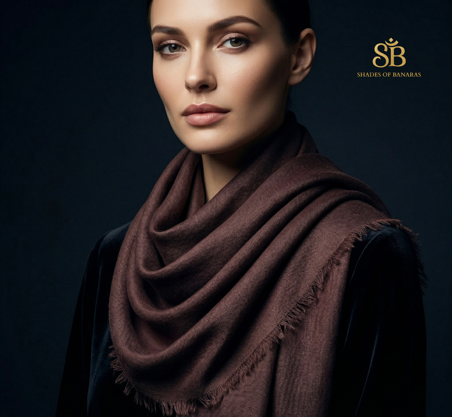 The Cocoa Heritage Luxe Pashmina Scarf
