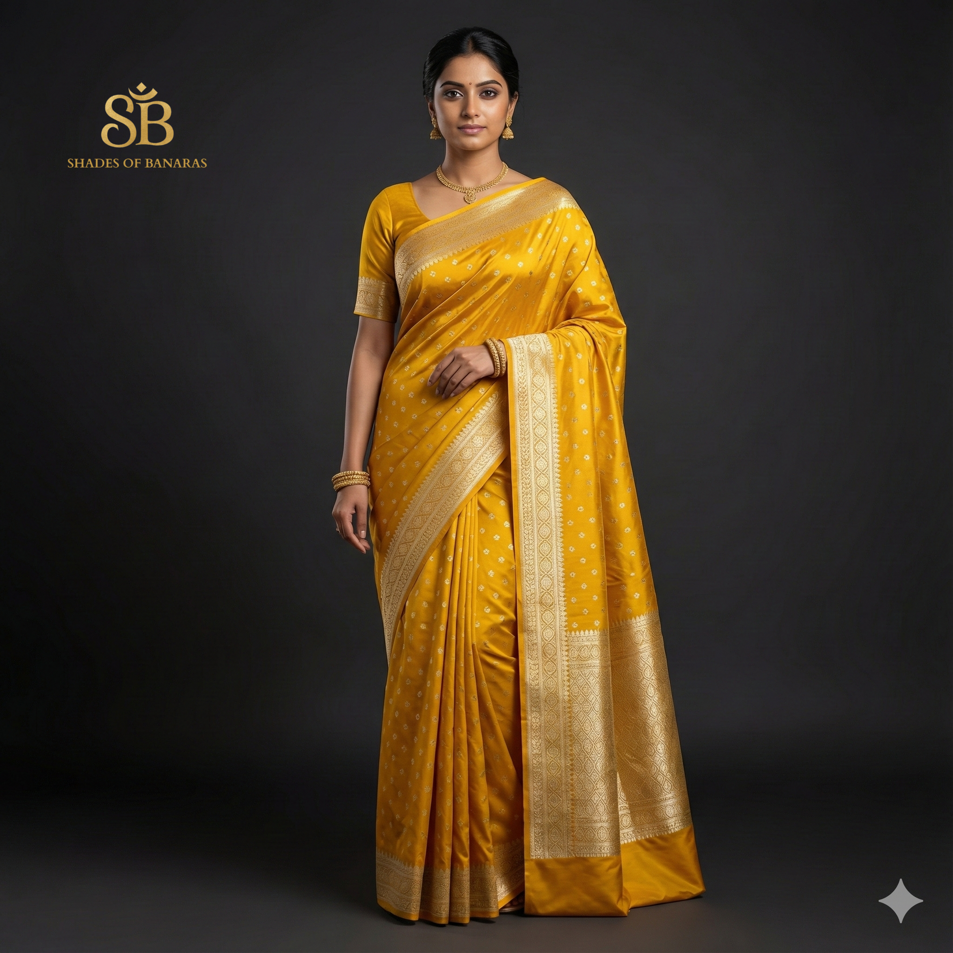 Swarna Noor Couture — Luxe Silk Banarasi Saree by Shades Of Banaras - banarasi - banarasi saree shop - banarasi saree manufacturers - banarasi saree wholesale - banaraasi sarees