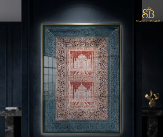 The Silk Treasury: Hand-Woven Banarasi Luxe Tapestry by Shades Of Banaras - banarasi - banarasi saree shop - banarasi saree manufacturers - banarasi saree wholesale - banaraasi sarees - banarasi sari - banarasi saris - silk saree - silk sari - wedding saree - wedding sari - designer sari - wedding collection - gifting