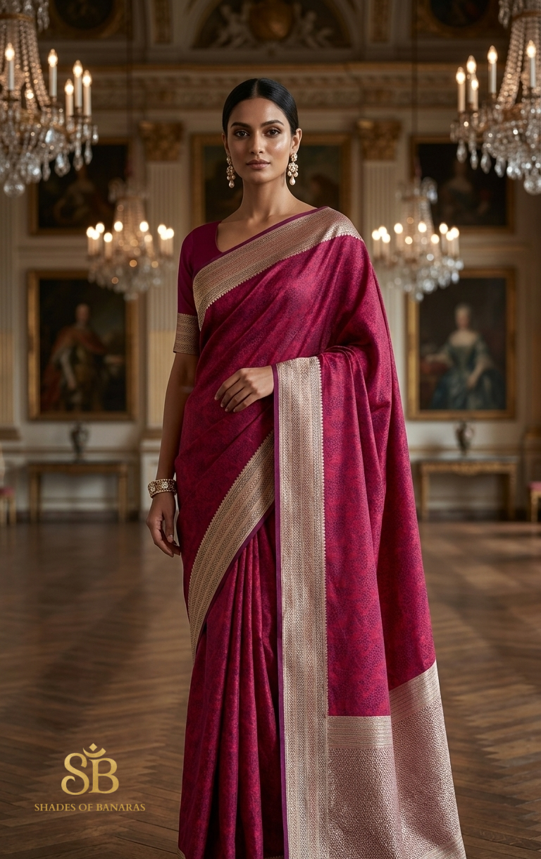 Rosea Grazia Tanchui Couture Pure Silk Banarasi Saree