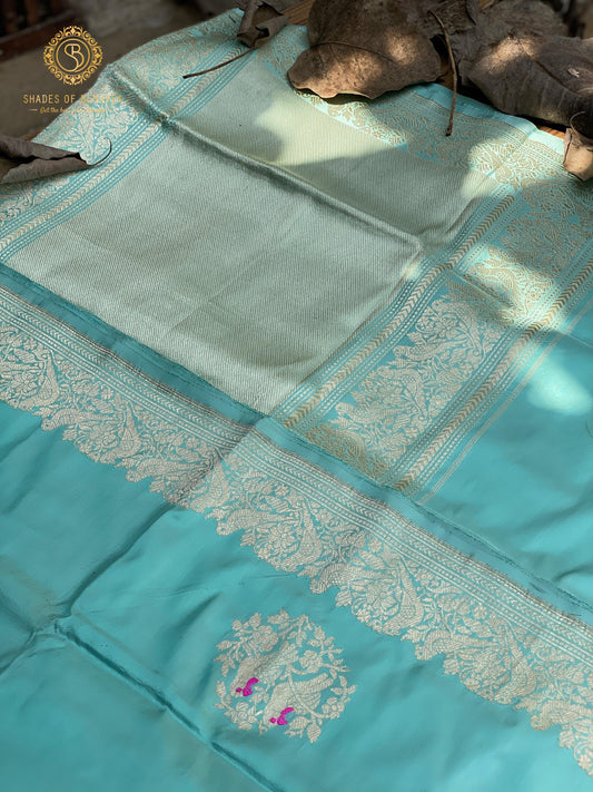 Elegant Banarasi Silk Saree by Shades Of Benares - banarasi - banarasi saree shop